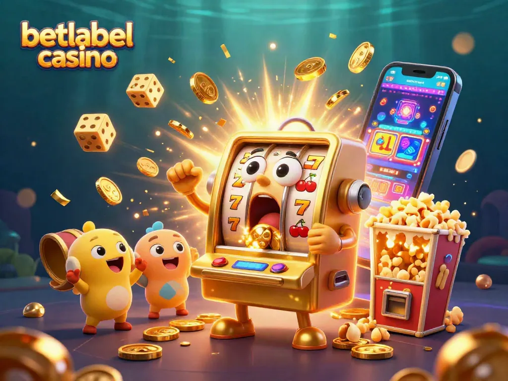 Experience the vibrant excitement of betlabel casino with winning slot machines and golden treasures.